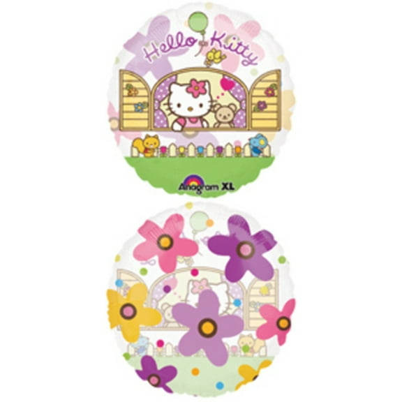 26" HELLO KITTY Double Sided Balloon   Large Foil Mylar Balloon  Party Supplies Decorations Foil Mylar Balloon
