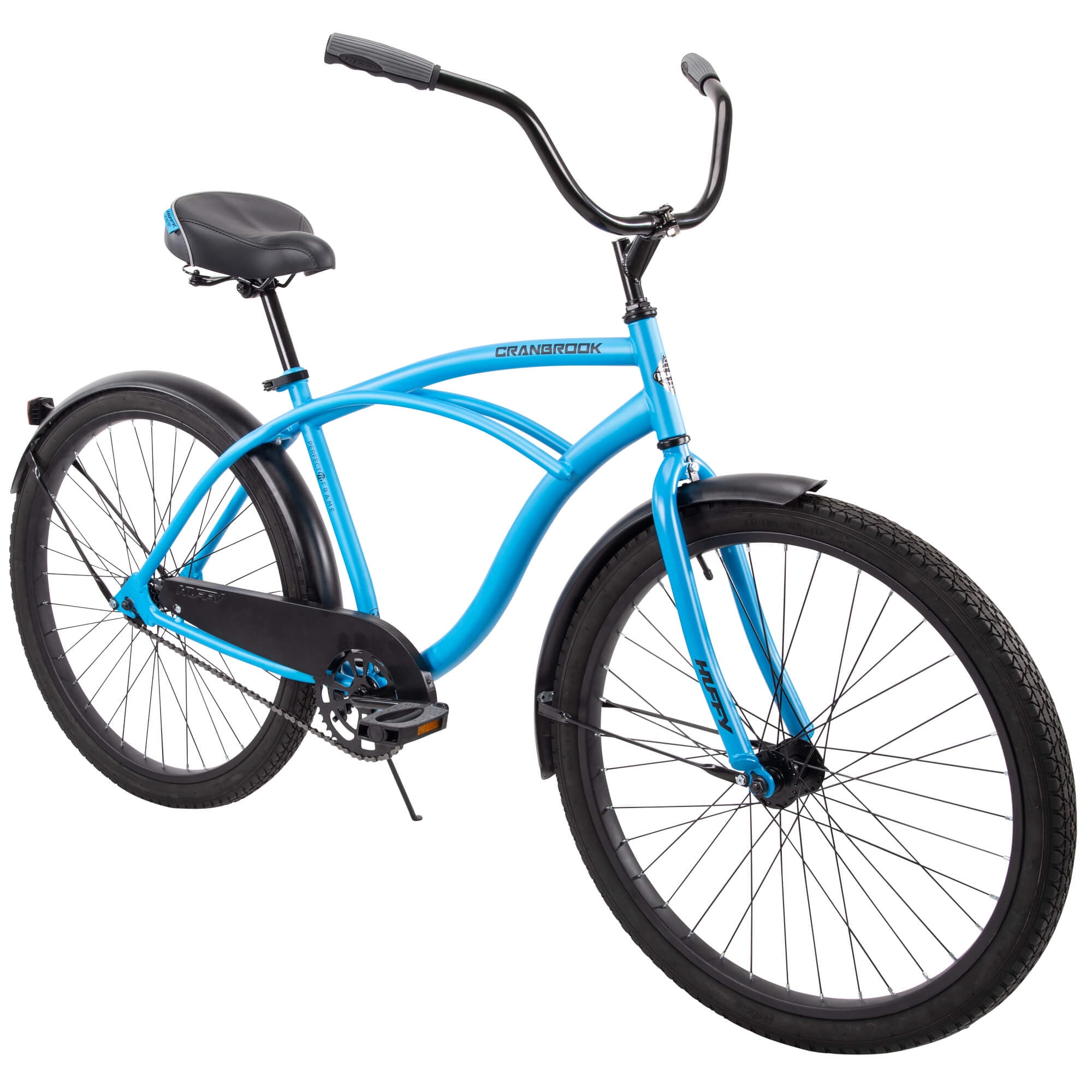 26 Huffy Cranbrook Adult Cruiser Bike Comfort Saddle Adult Ages 13 Matte Blue
