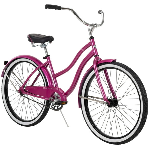 26" Huffy Cranbrook Women's Cruiser Bike, Adult Ages 13+, Comfort Saddle, Orchid