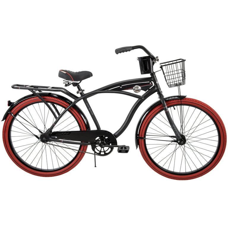 Huffy 26” Nel Lusso Men's Comfort Cruiser Bike with Accessories
