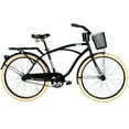 thumbnail image 1 of 26" Huffy Nel Lusso Men's Cruiser Bike, Piano Black, 1 of 3