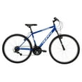 thumbnail interactive-video image 1 of 26" Huffy Rock Creek Mountain Bike, 18-Speeds, 13 Years or Older, Blue, 1 of 15