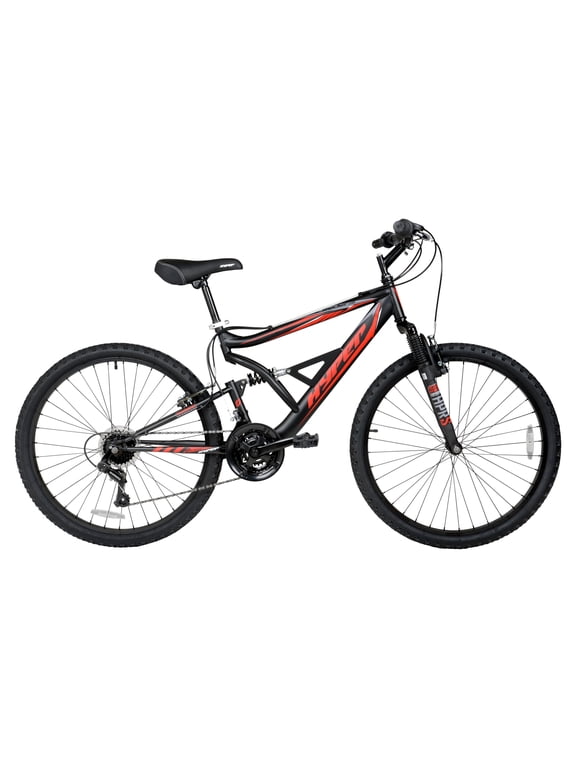 26" Shocker Mountain Bike, Adult Ages 14+, Black/Red