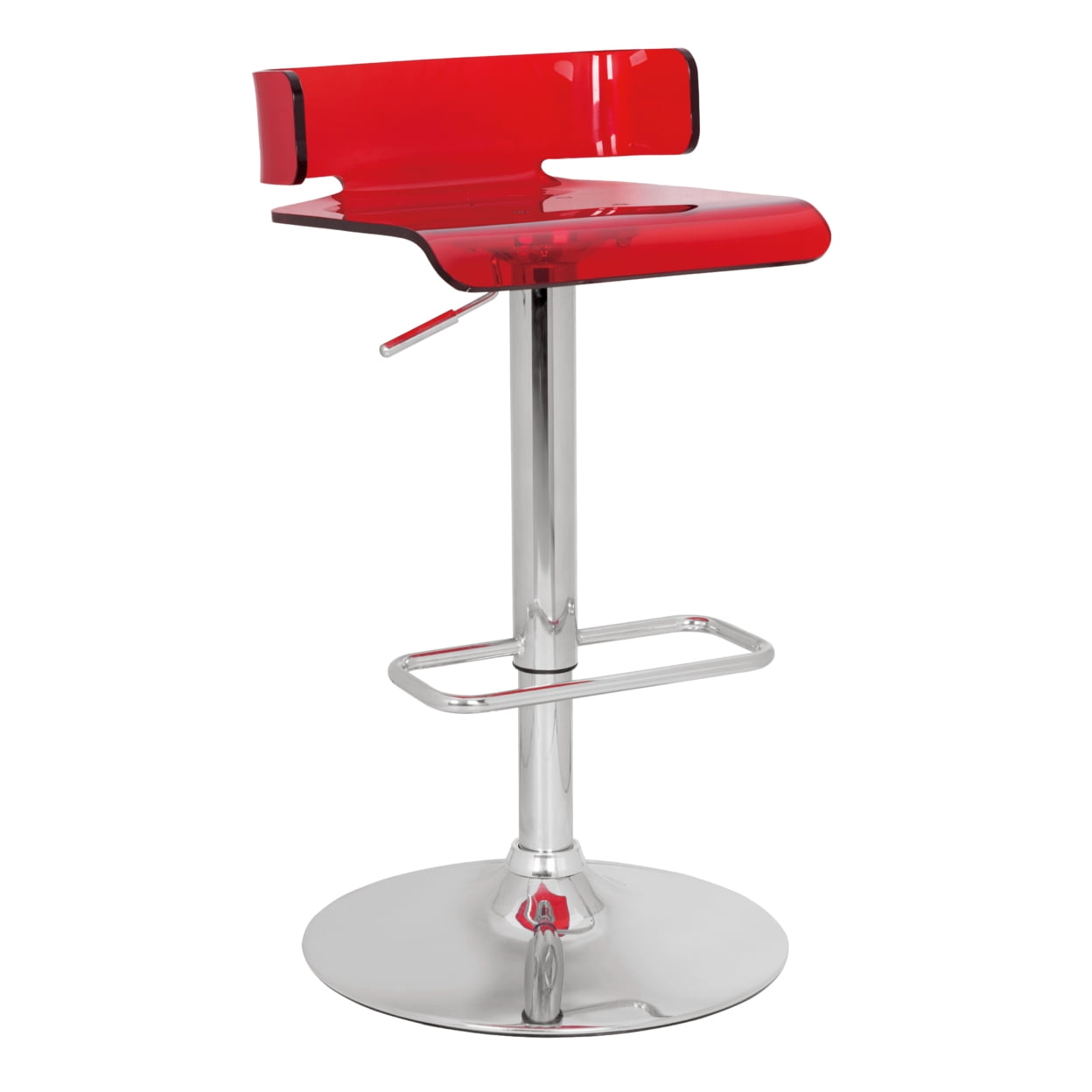 Red acrylic bar stools new arrivals