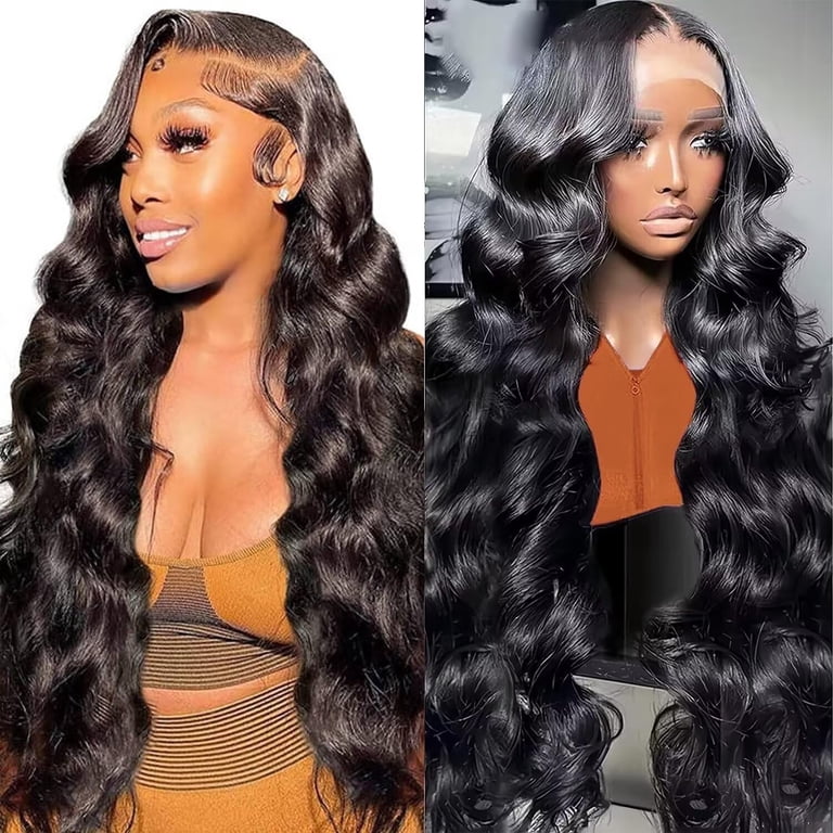26 Inch Human Hair Lace Front Wig Glueless Pre Plucked Body Wave 26 Inch Human Hair Wigs Body Wave Lace Front Wigs Pre  main image 4