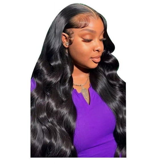 26 Inch Body Wave Lace Front Wigs Pre Plucked with Baby Hair Glueless