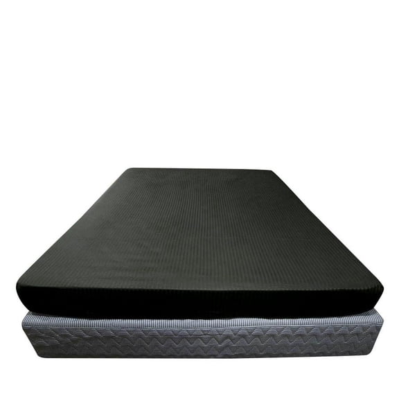 26 Inch Extra Deep Fitted Sheet/Bottom Sheet (Olympic Queen, Stripe Black) - 1800 Series Brushed Microfiber - Deep Pocket Fitted Sheet by The Great American Store