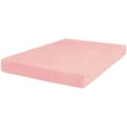 thumbnail image 1 of 26 Inch Extra Deep Fitted Sheet/Bottom Sheet (Twin XXL, Solid Light Pink) - 1800 Series Brushed Microfiber - Deep Pocket Fitted Sheet by The Great American Store, 1 of 4