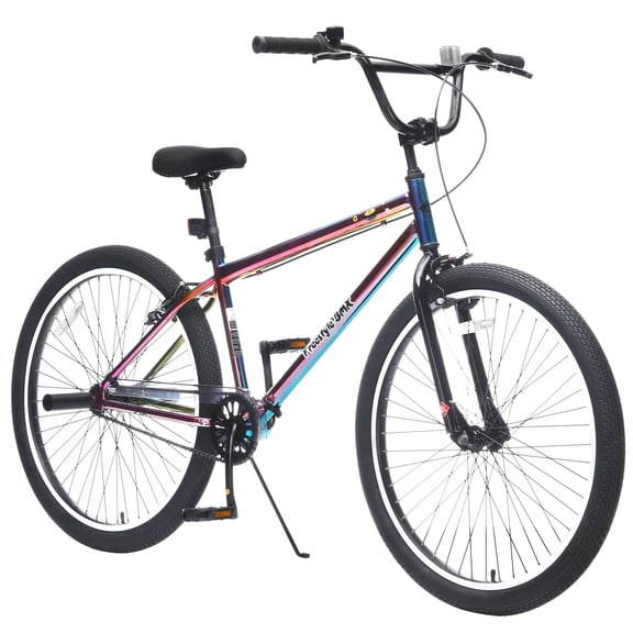 TheEshow 26 inch BMX Bike for Teens, Steel Frame Single-Speed Freestyle ...