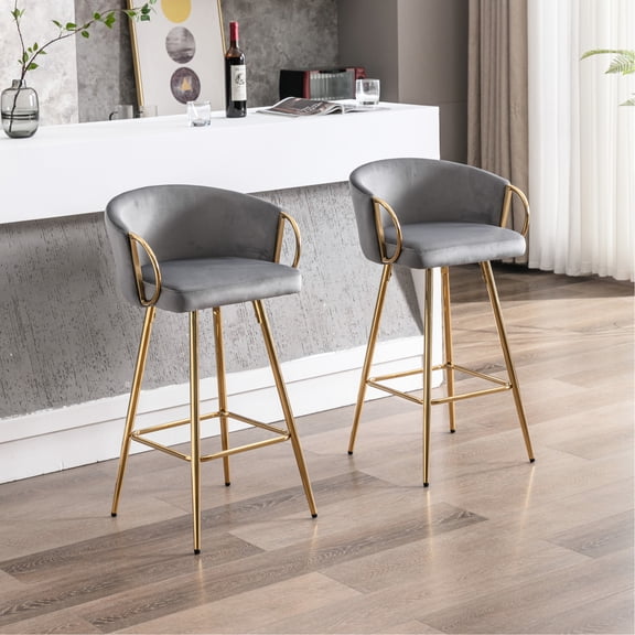 26 Inch, Gray, Fabric - With Footrest - In Sports Bars - Relaxing Watching