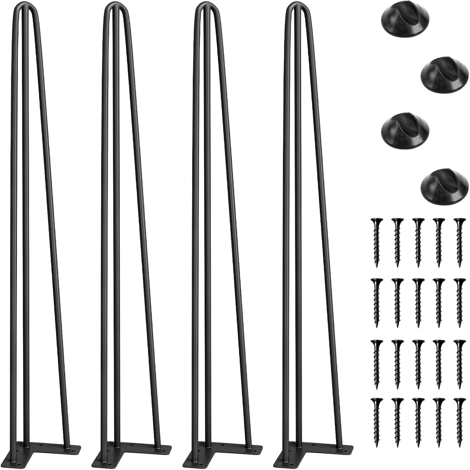 26 Inch Hairpin Table Legs 3 Steel Rods 1 2 Inch Pipe Diameter 800lbs 26-inch-hairpin-table-legs-3-steel-rods-1-2-inch-pipe-diameter-800lbs