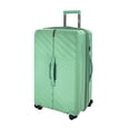 thumbnail image 1 of New York Xpress 26" Medium Checked Hardside Luggage,Expandable Suitcase with Spinner Wheels and TSA Lock, Green - DQ135, 1 of 10