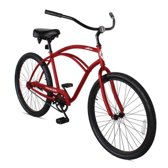 26-Inch Men’s Cruiser Bike, Tracer ACE, Red, Coaster Brake