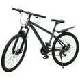 26 Inch Mountain Bike, Men Women MTB with 21 Speeds,HighCarbon Steel