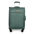 thumbnail image 1 of 26 Inch Softside Medium Checked Luggage,Expandable Soft Shell Suitcase with Spinner Wheels and TSA Lock,Durable Lightweight Travel Case,XJ1907-Grey, 1 of 9