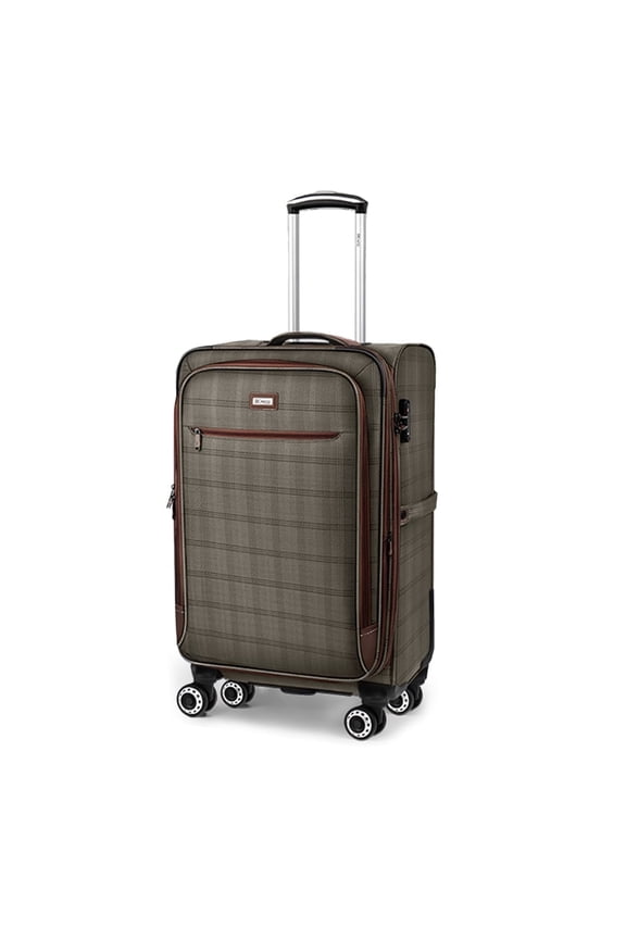 26" Softside Medium Checked Luggage Lighweight Expandable Travel Suitcase with Spinner Wheels & TSA Lock,XJ2511#6