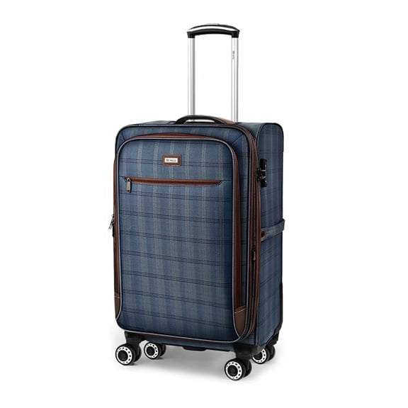 26" Softside Medium Checked Luggage Lighweight Expandable Travel Suitcase with Spinner Wheels & TSA Lock,XJ2511#2