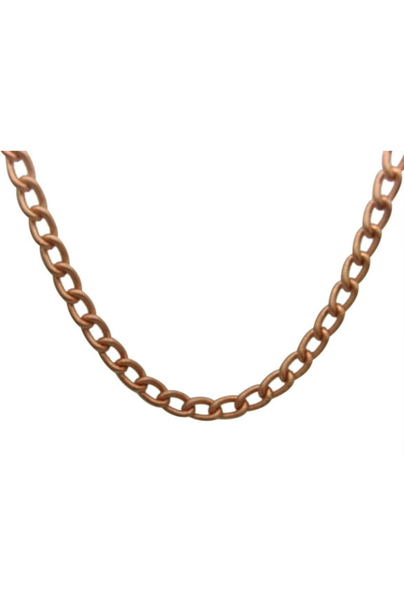 26 Inch Solid Copper Chain Necklace #CN861G - 5/16 of an inch wide.