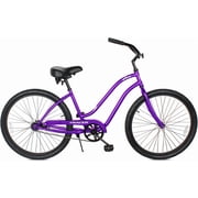 26-Inch Step-Through Cruiser Bike, Tracer ACE, Purple, Coaster Brake
