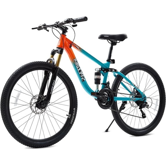 26 Inch Mountain Bike for Men, NEORIVER 21 Speed Man Adult Bicycle with 2.125" All-Terrain Tires, Lockable Suspension & Disc Brake