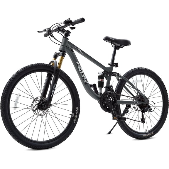26 Inch Mountain Bike for Men, NEORIVER 21 Speed Man Adult Bicycle with 2.125" All-Terrain Tires, Lockable Suspension & Disc Brake