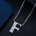 thumbnail image 1 of 26 Initial Letter Name CZ Pendant Necklace for Women Party Fashion DIY Jewelry, 1 of 8