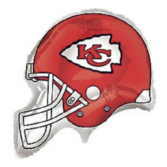 26" KANSAS CITY CHIEFS Helmet Balloon  Party Supplies Decorations Foil Mylar Balloon