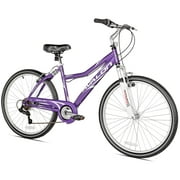 26" Kent Bicycle Avalon Comfort Full Suspension Hybrid Bike, 26" Wheels, Adults 14+, Purple