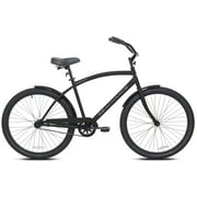 Kent Mens Sea Change 26 inch Cruiser Bicycle, Black with Steel Frame