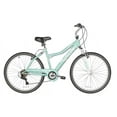 thumbnail interactive-video image 1 of 26" Kent Bicycles Women's Avalon Comfort-Hybrid, Full Suspension Bike, Mint Green, 1 of 3
