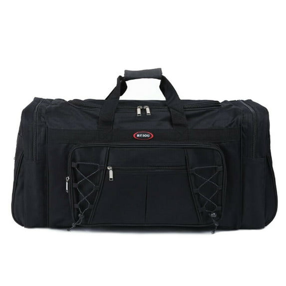 26" Large Travel Duffle Bag Men Women Sport Gym Bags Business Luggage Handbag Tote Shoulder Bag Black