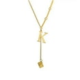 thumbnail image 1 of 26 Letter Alphabet Pendant Fashion Initial Letter Necklace for Women Z7R9, 1 of 6