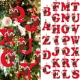 thumbnail image 1 of 26-Letter Alphabet Set for Personalized Christmas Tree Decorations, Xmas Decor, Hanging Holiday Initials for Home and Party Spelling, 1 of 3
