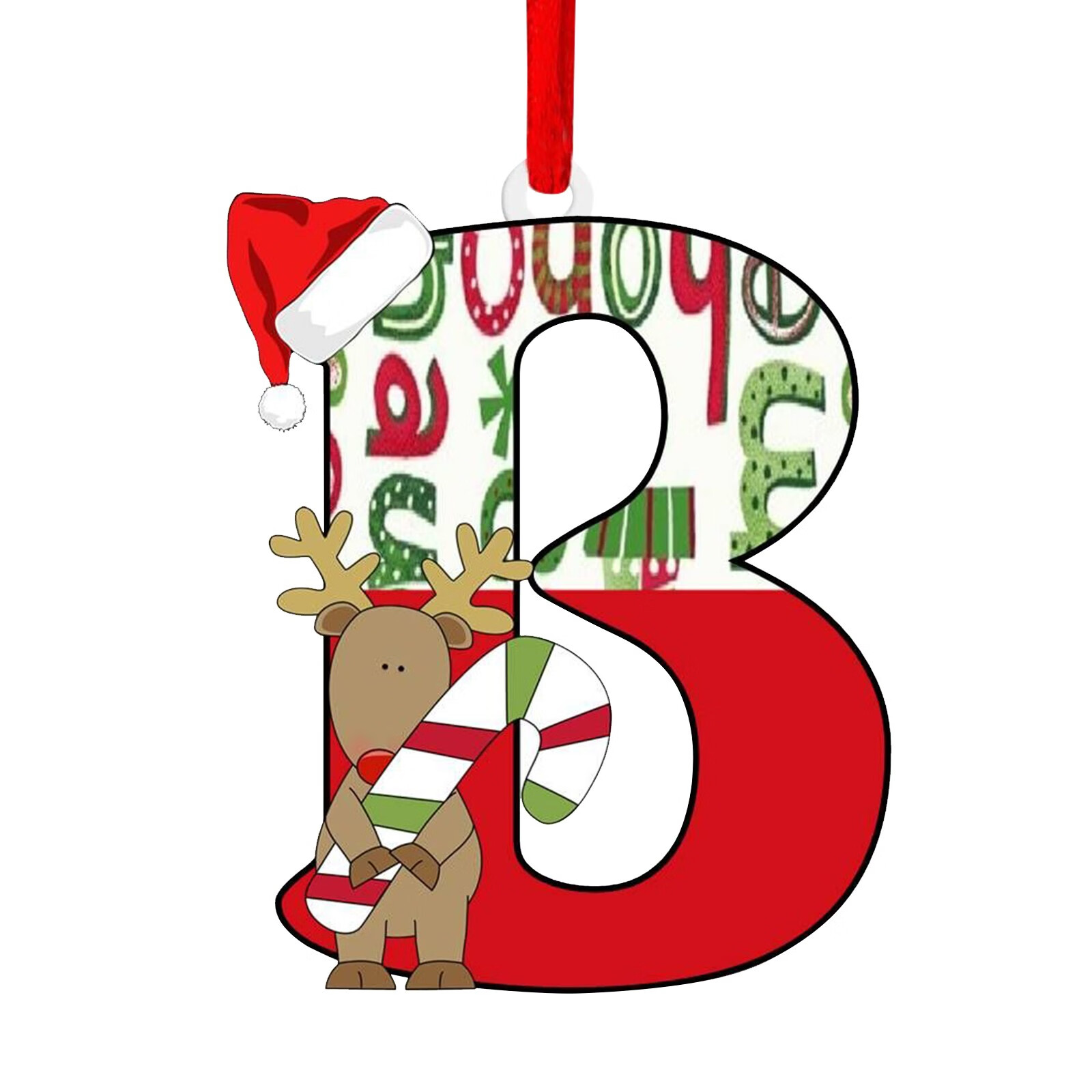 26 Letter Christmas Tree Hanging Personalized Christmas Letter