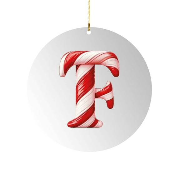 26 Letter Christmas Tree Ornaments Ornament Christmas Decorations Indoor Cane Candy Letter Ornament