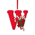 thumbnail image 1 of 26 Letter Ornaments Christmas Tree Decoration Personalized Christmas Letter Christmas Tree Hanging Pendant Xmas Alphabet Letters for Christmas Tree DIY Craft Christmas Ornaments (W), 1 of 9