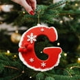 thumbnail image 1 of 26 Letter Ornaments for Christmas Tree Decoration Personalized Christmas Ornaments Alphabet for Christmas Initial Ornament 2025, DIY Craft Ornaments, Gifts for Family Friends(G), 1 of 4