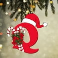 thumbnail image 1 of 26 Letter Ornaments for Christmas Tree Decoration -Xmas Alphabet for Christmas Initial Ornament 2026, Personalized Hanging Pendant -, DIY Craft Ornaments,Original Gifts for Family Friends(Q), 1 of 6
