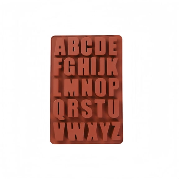 26-Letter Silicone Baking Mold  Multi-Use Chocolate/Cake/Ice Cube Mold for Custom Treats