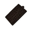 thumbnail image 1 of 26-Letter Silicone Chocolate Mold - Alphabet Non-Stick Baking Mold, Food-Grade Silicone Mold for Chocolate Candy Fondant Cake Decor Baking （ Coffee ）, 1 of 6