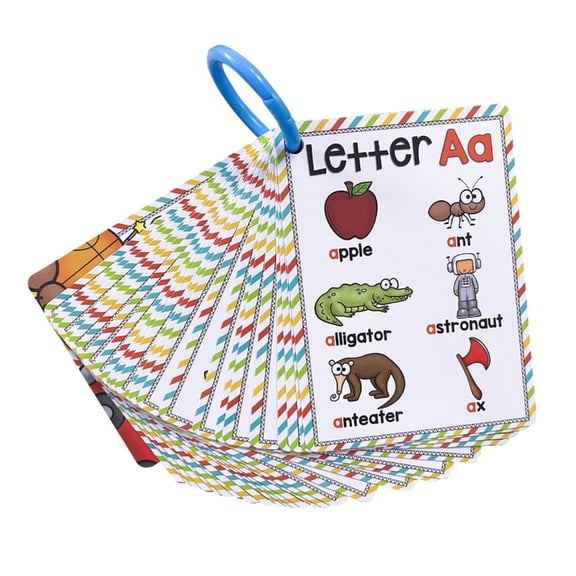 26 Letter Sound Phonics Flashcards Set 156Pcs Early Learning Word Card