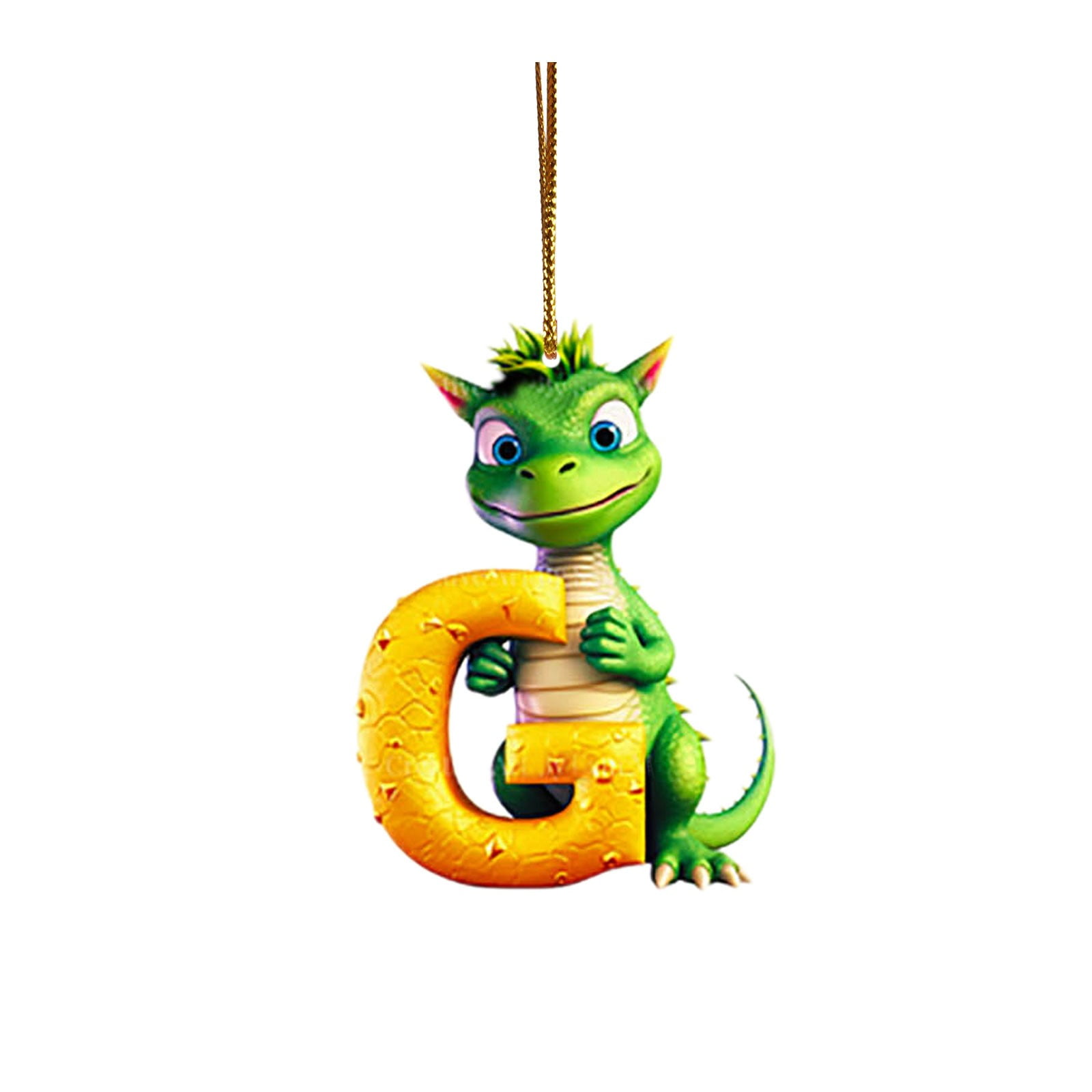 26 Letters Christmas Ornament Cute Animal Baby Christmas Acrylic Hat