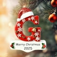 thumbnail image 1 of 26 Letters Christmas Tree Decoration Pendant Christmas Tree Ornaments DIY Christmas Ornaments Christmas Decoration Xmas Tree Hanging Decor, 1 of 9
