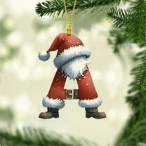 26 Letters Christmas Tree Decoration Pendant, Xmas Tree Hanging Ornaments, Holiday Christmas Decorations, Personalized Tree Ornaments for Home Party Decor