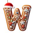 thumbnail image 1 of 26 Letters Christmas Tree Hanging Ornaments, Personalized Pendants for Holiday Decor, 1 of 7