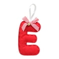 thumbnail image 1 of 26 Letters Christmas Tree Ornaments, Personalized Alphabet Hanging Pendants, DIY Xmas Decorations with Santa Hat Design for Tree, Home, Party, and Holiday Décor, 1 of 5