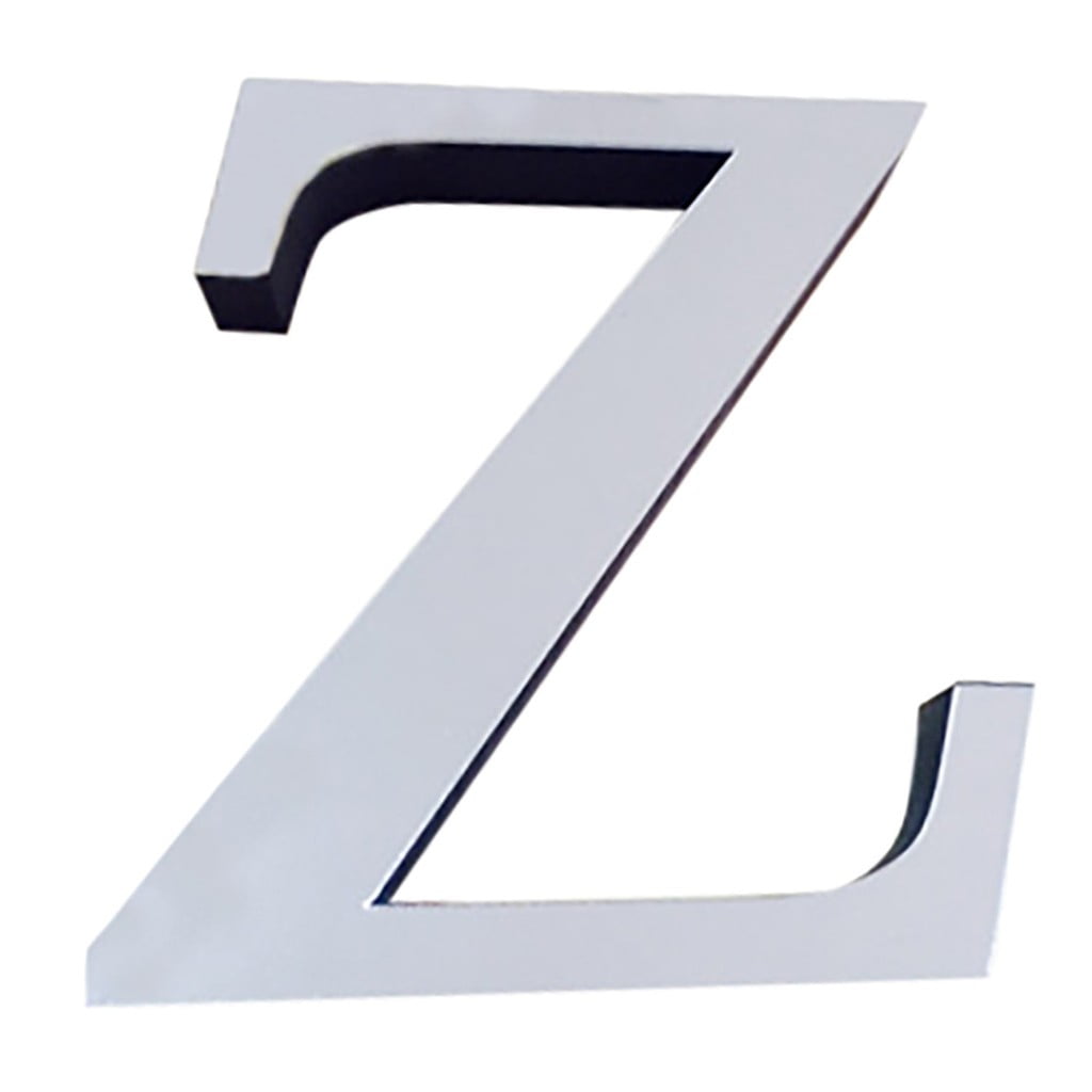 26 Letters DIY 3D Mirror Acrylic Wall Sticker Decals Home Decor Wall