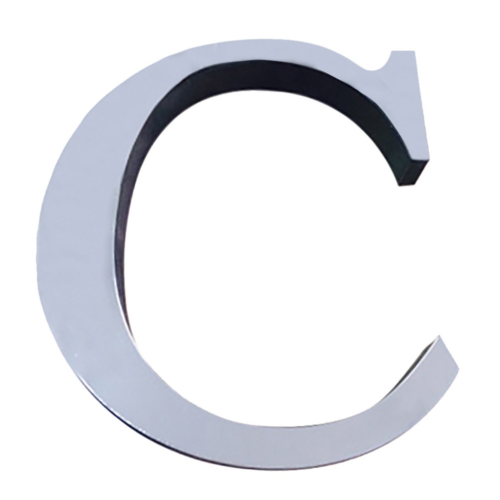 26 Letters DIY 3D Acrylic Wall Sticker Decals Home Decor Wall Art Mural