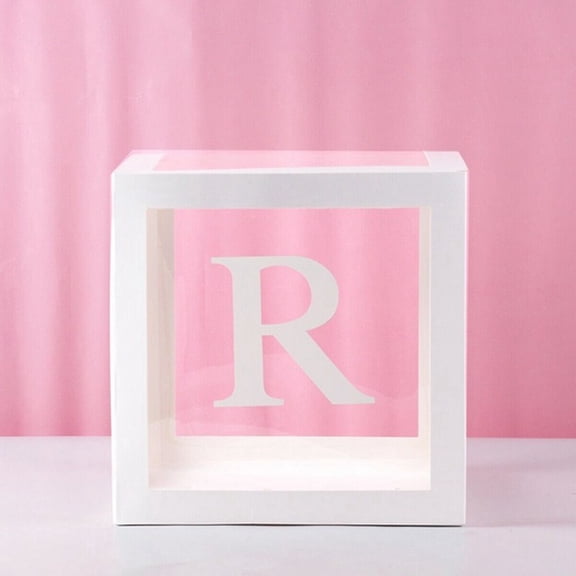 26 Letters DIY Party Decoration White Transparent Balloons Wedding Confession Birthday Scene Layout Balloon Set White R 30x30 cm