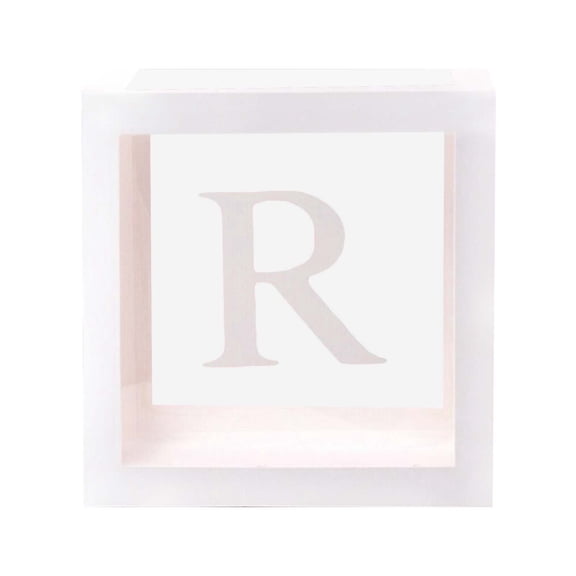26 Letters DIY Party Decoration White Transparent Balloons Wedding Confession Birthday Scene Layout Balloons White R 30x30 cm